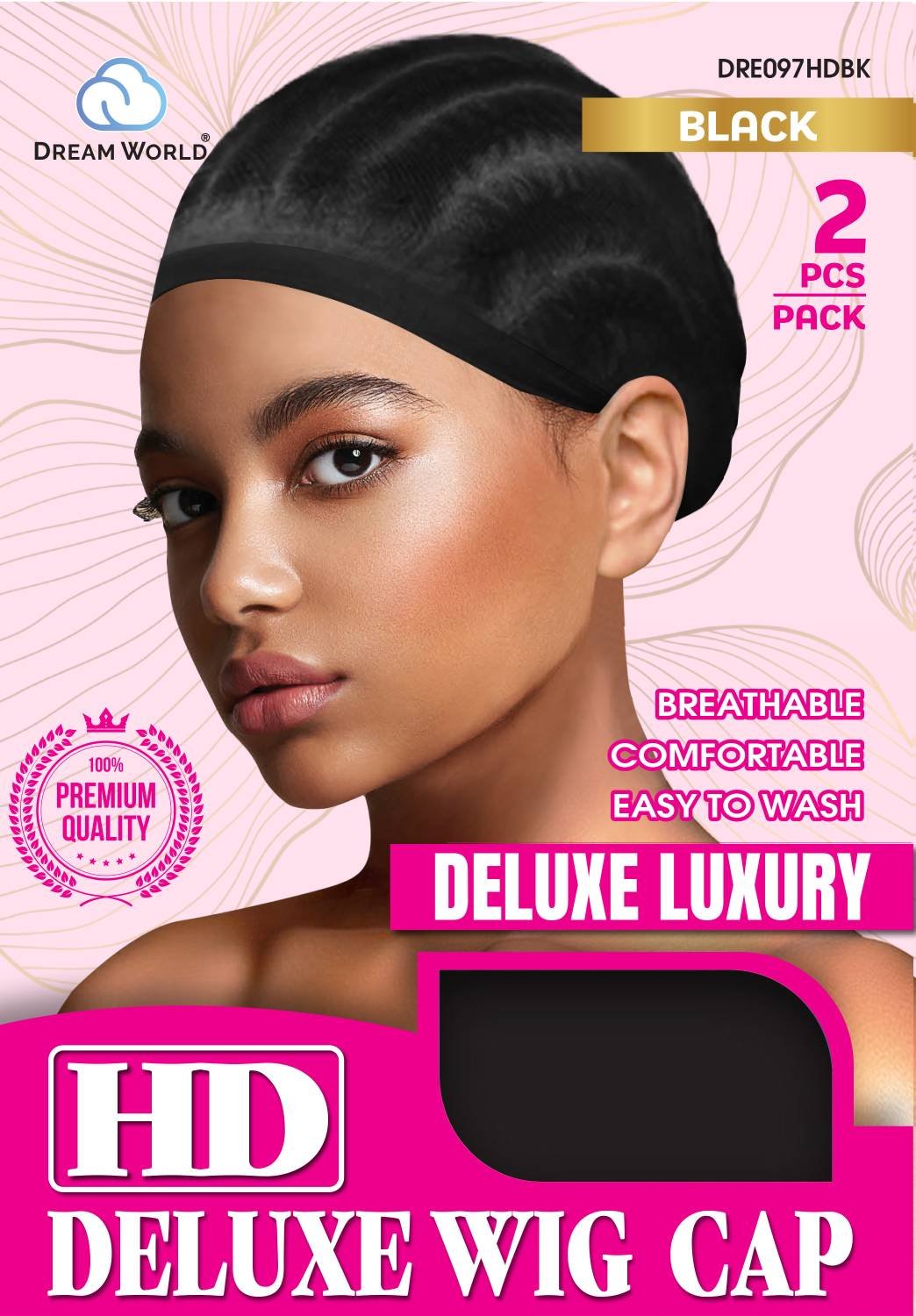 DREAM W-WIG CAP HD 2PCS