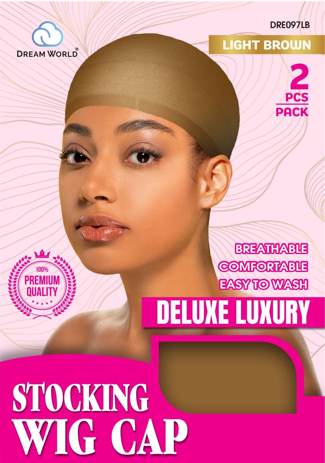 DREAM W-WIG CAP 2PCS