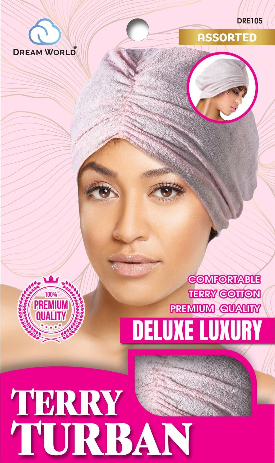 DREAM W-TERRY TURBAN ELAS BACK