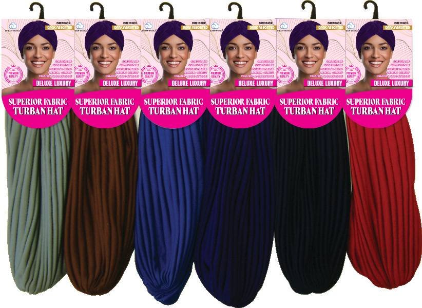 DREAM W-TURBAN HAT DARK COLOR