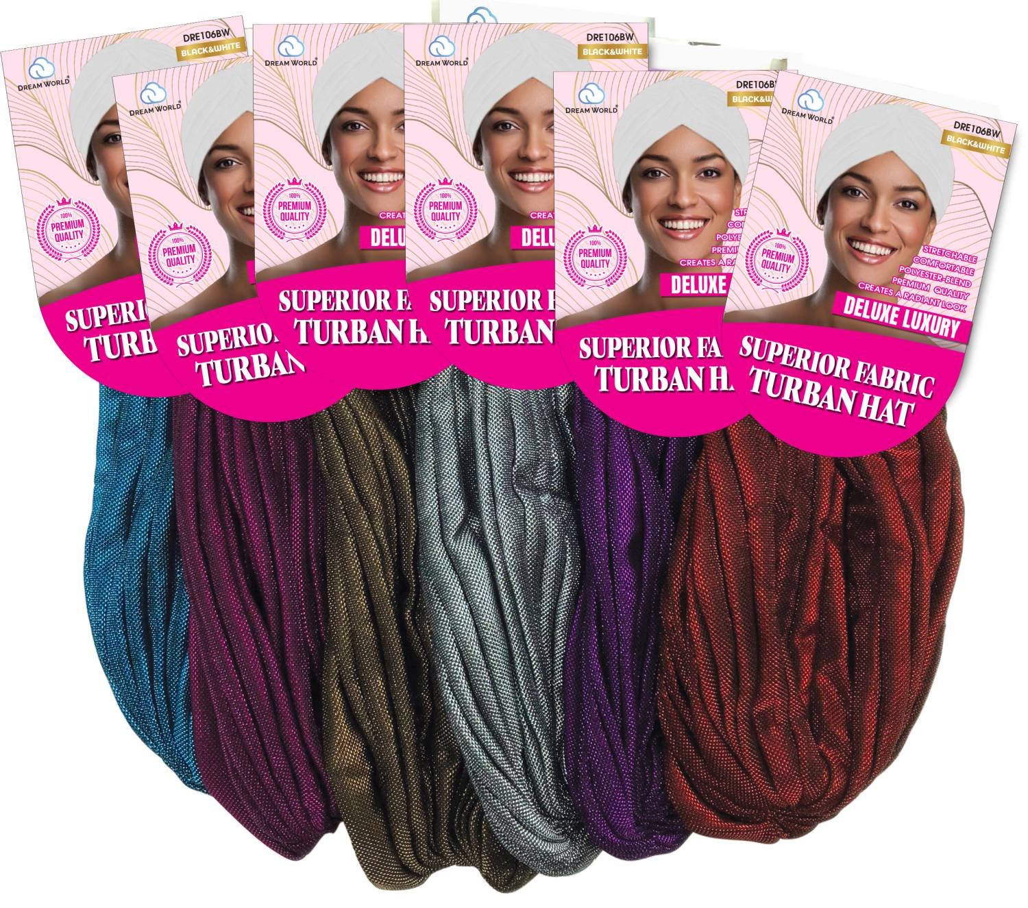 DREAM W-TURBAN HAT-G/ASST