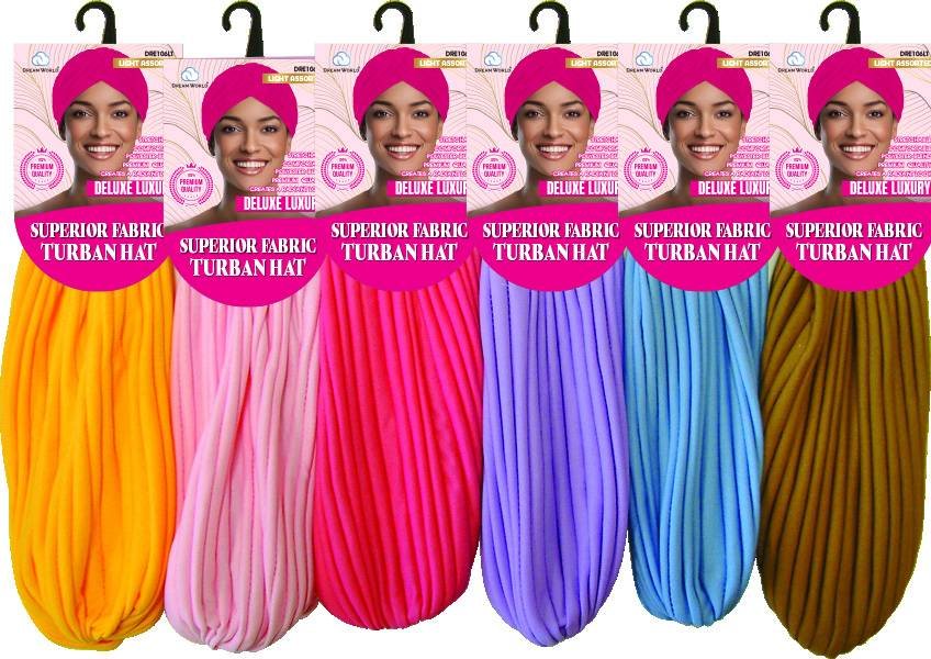 DREAM W-TURBAN HAT LIGHT COLOR
