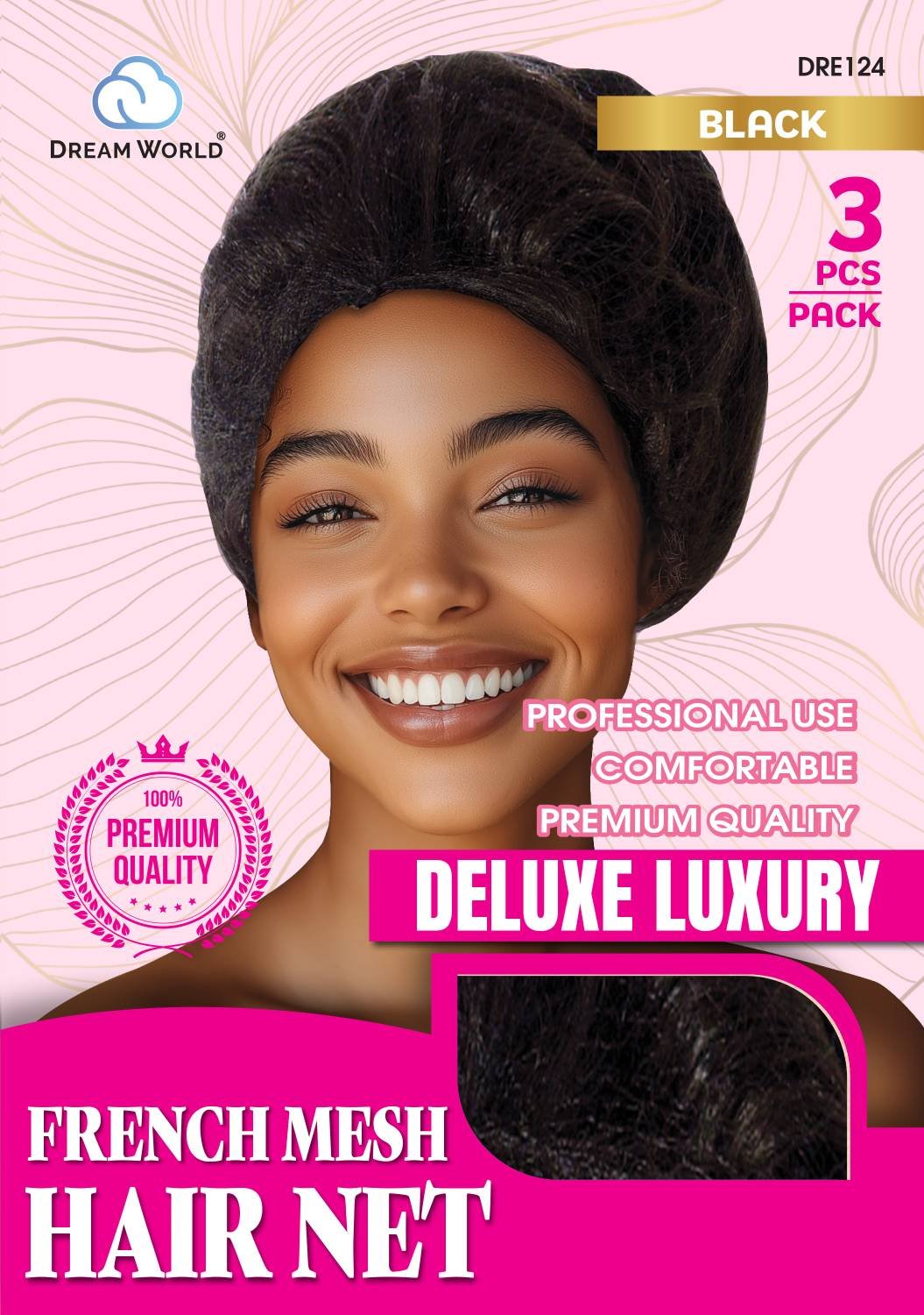 DREAM W-MESH NETS FRENCH 3PCS