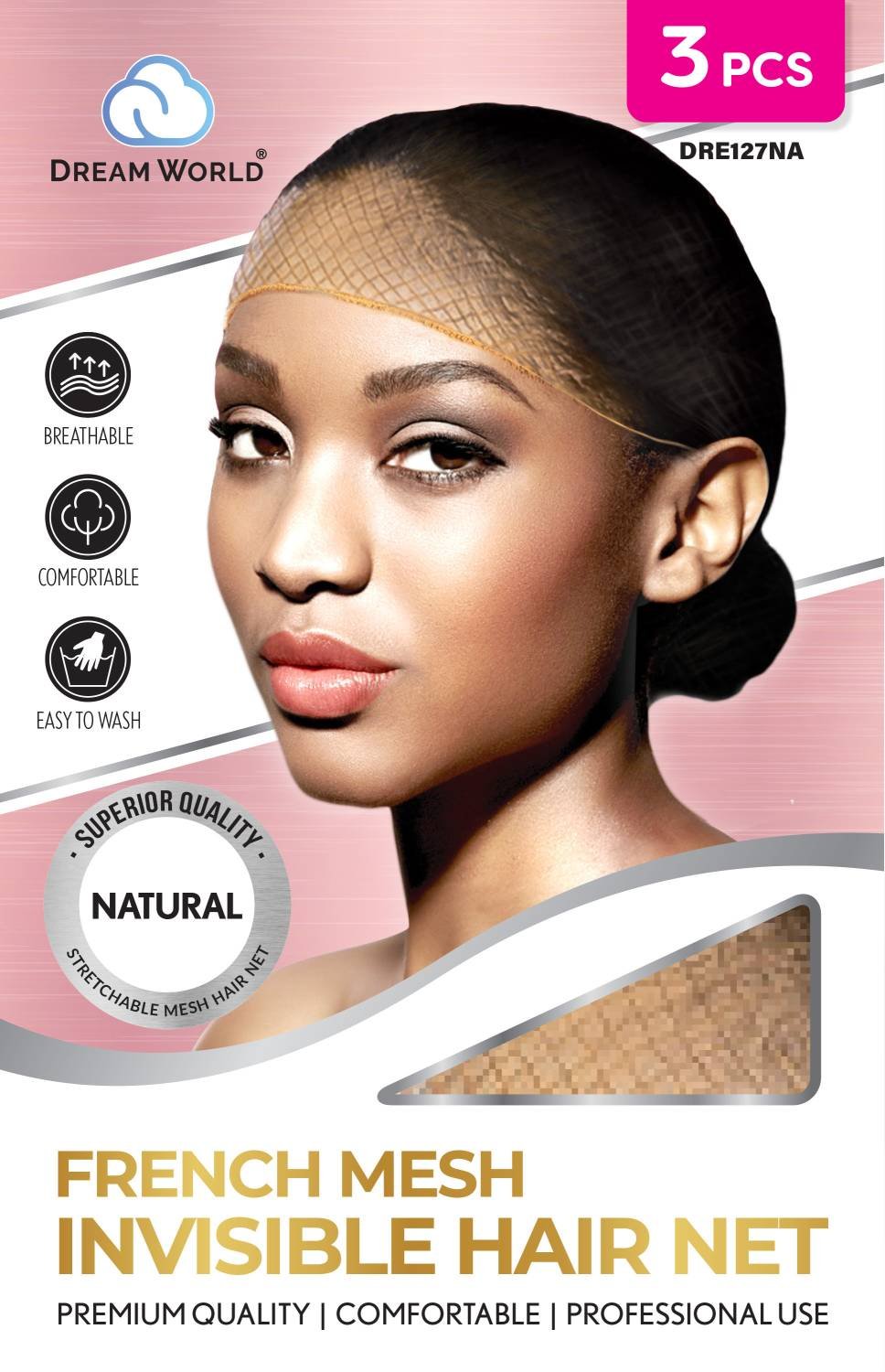 DREAM W-MESH NET F/INV (3PC) NATURAL