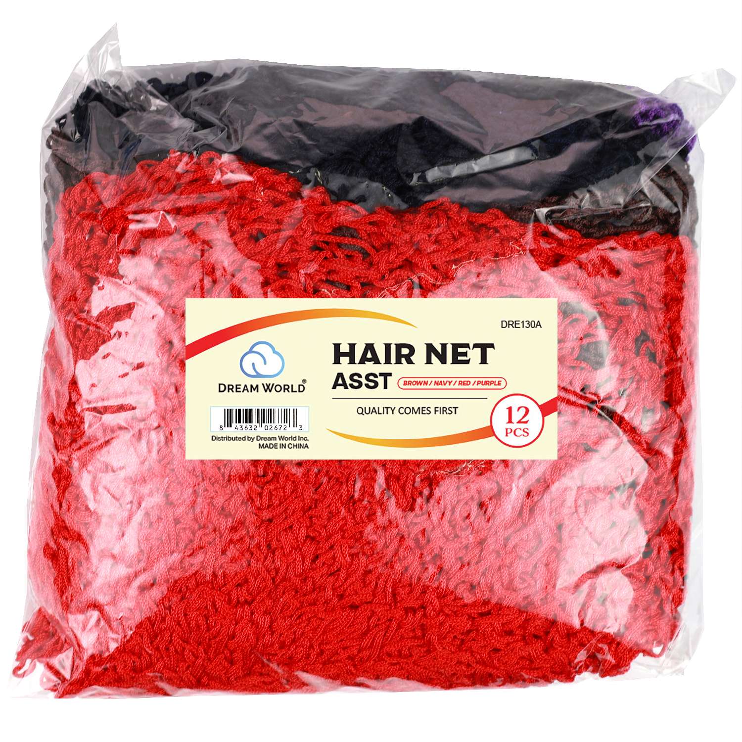 DREAM W-HAIR NET 12/PK BULK