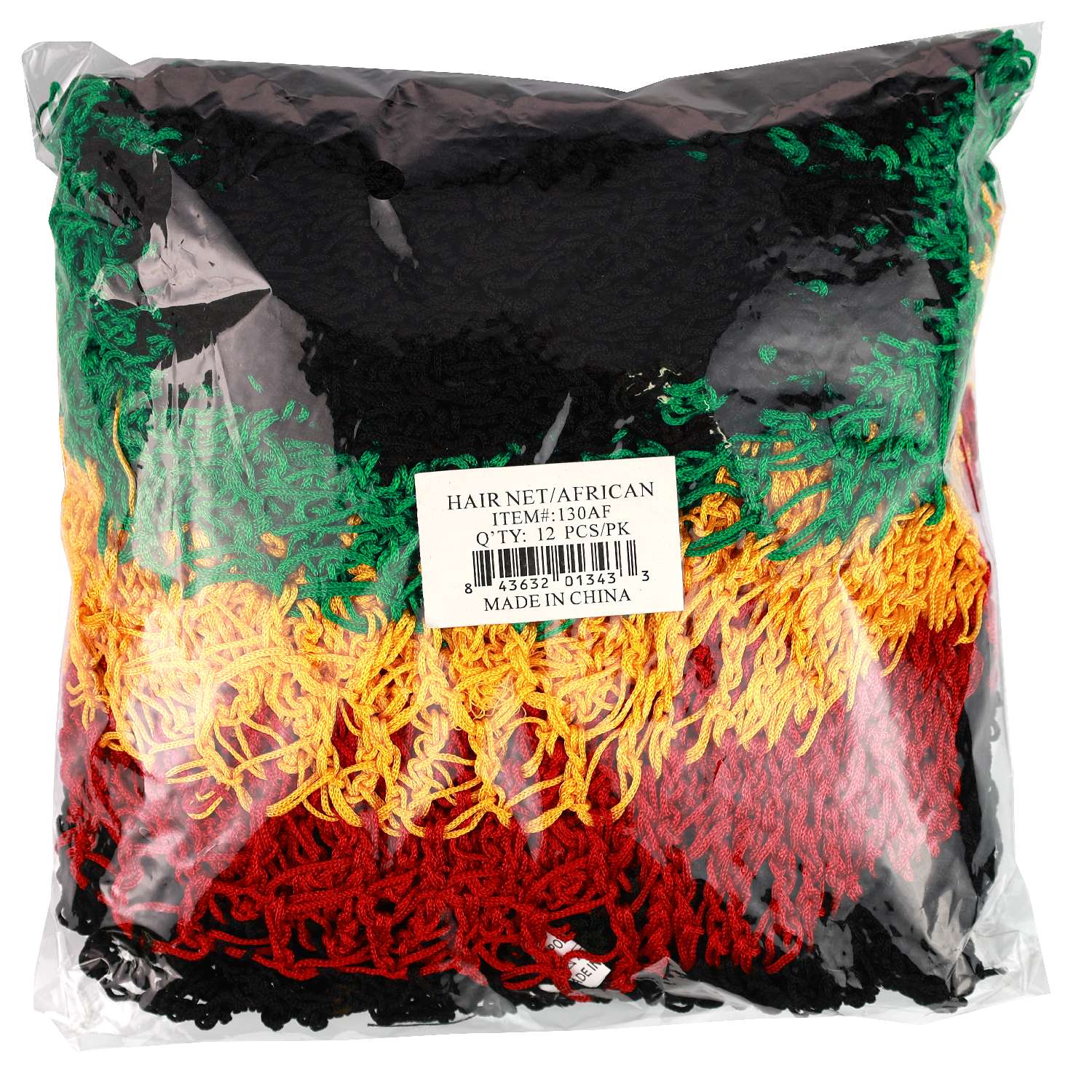 DREAM W-HAIR NET 12/PK BULK AFRICAN