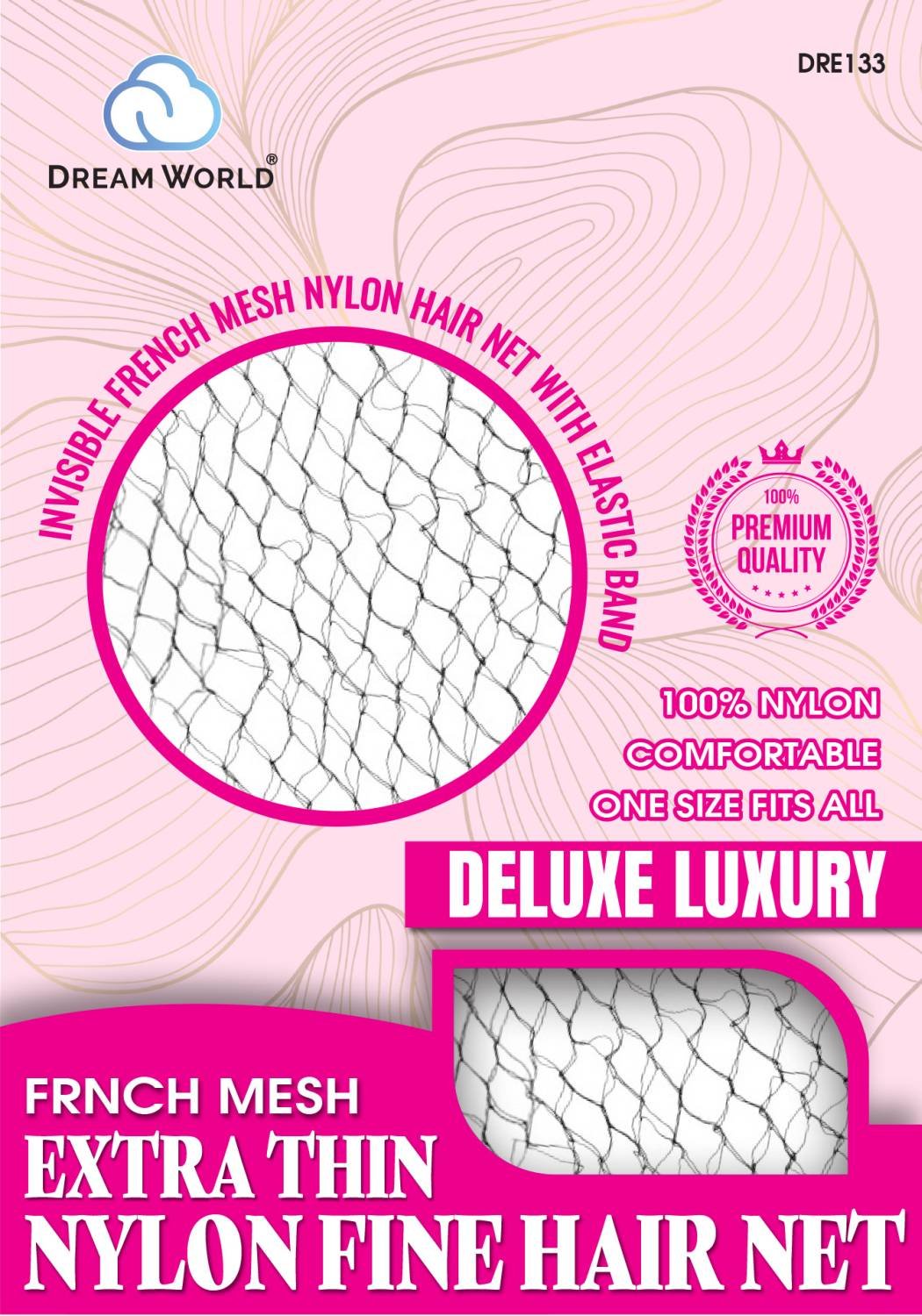 DREAM W-HAIR NET BULK 10PC/PK