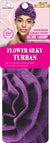 DREAM W-FLOWER SILKY TURBAN