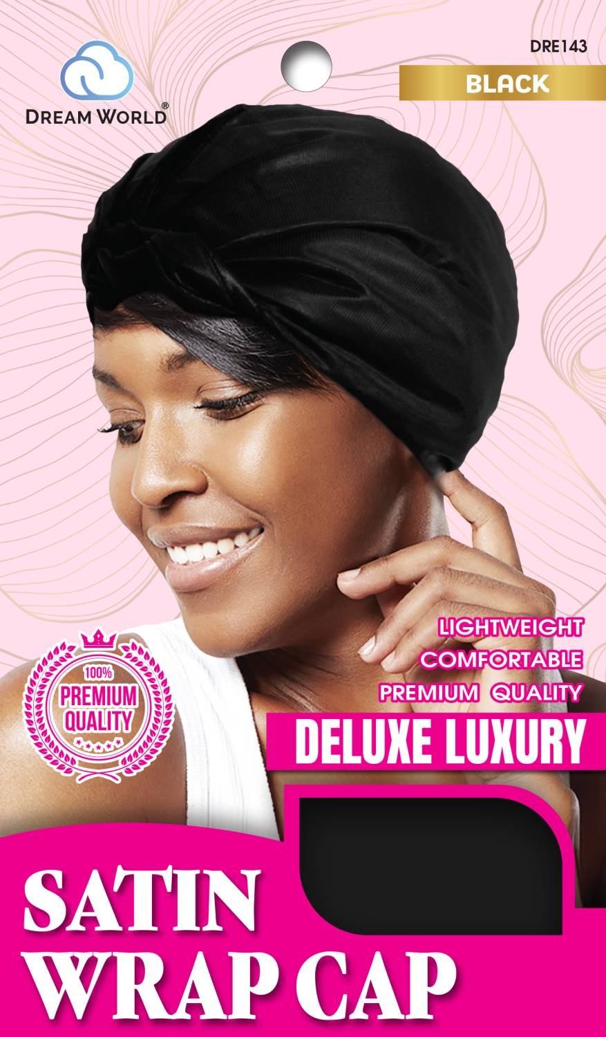 DREAM W-WRAP CAP SATIN
