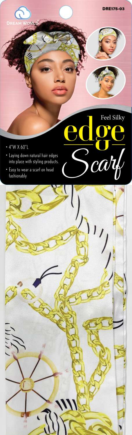 DREAM W-SCARF SATIN EDGE DESIGN 03