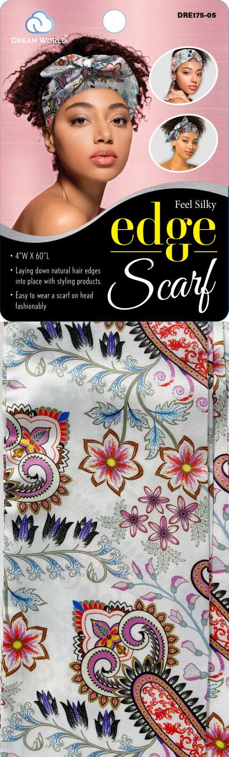DREAM W-SCARF SATIN EDGE DESIGN 05