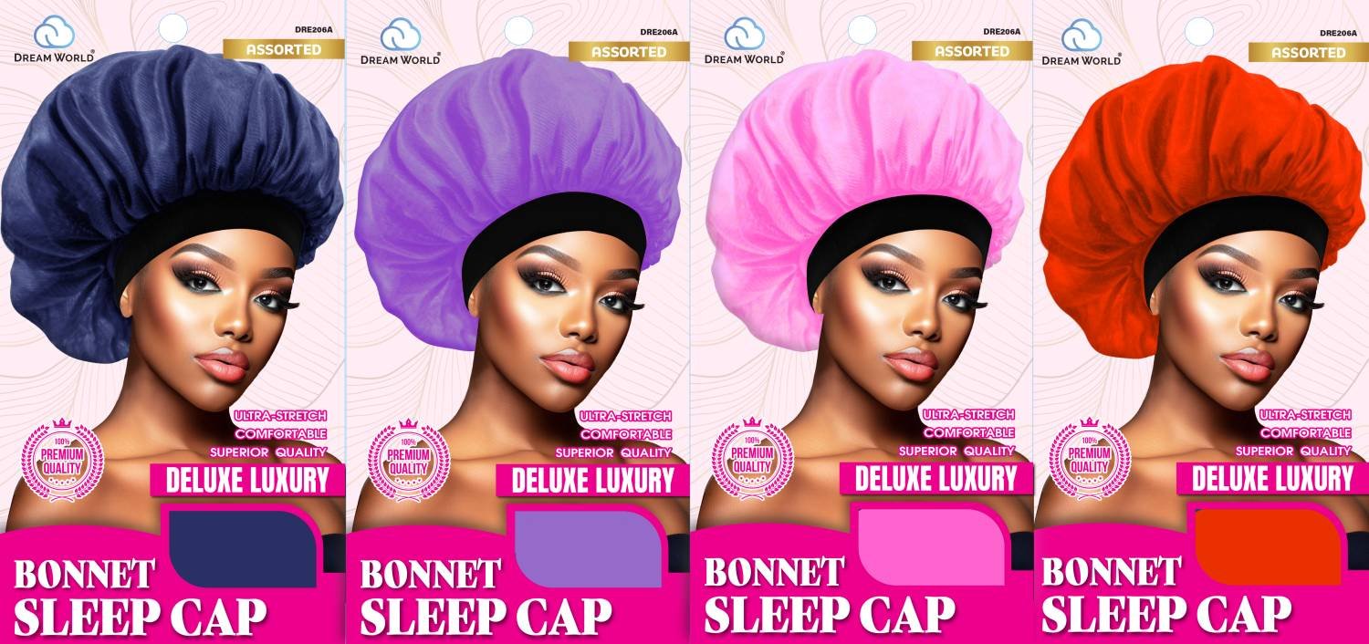 DREAM W-SLEEP BONNET CAP