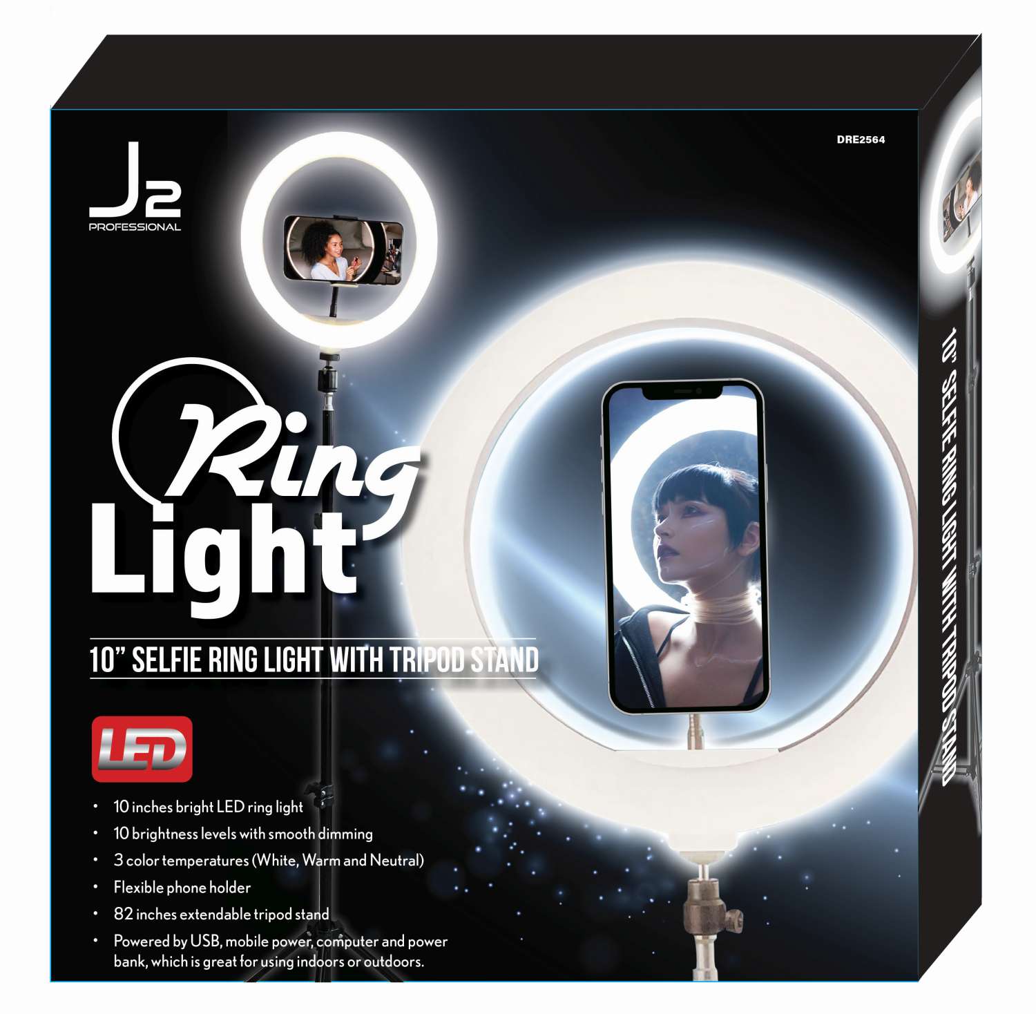 J2 RING LIGHT LED 10 INCH