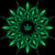 DREAM BANDANA - FOLDED REGULAR MARIHUANA GREEN
