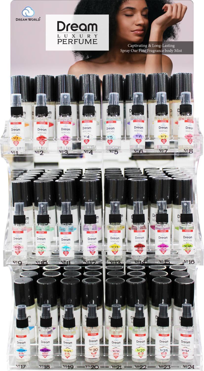 DREAM PERFUME SPRAY SET PPK 144 PCS
