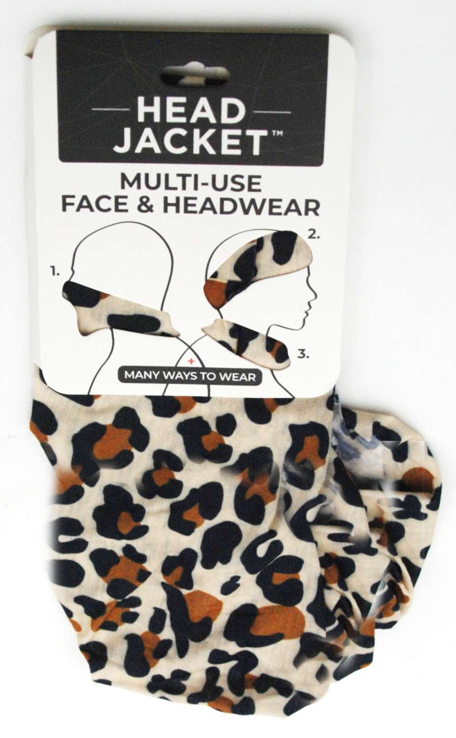 ALL PURPOSE HEAD WRAP LEOPARD