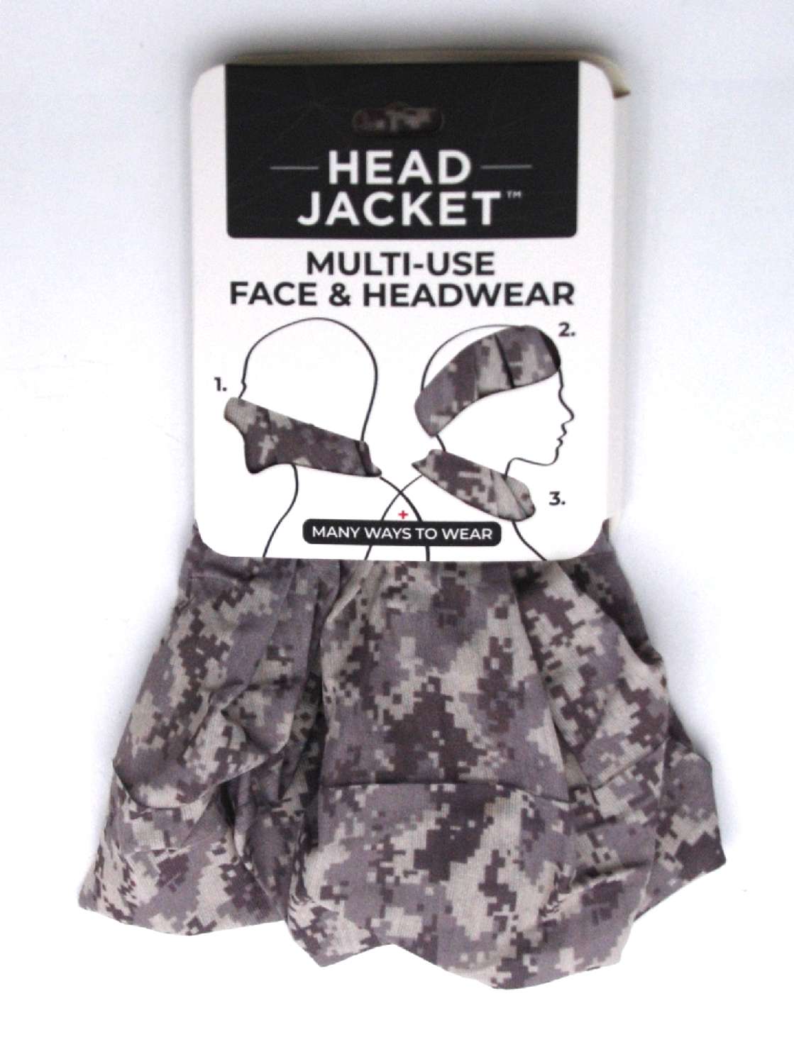 ALL PURPOSE HEAD WRAP CAMO WH