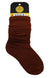 DREAM SLOUCH SOCKS DARK BROWN