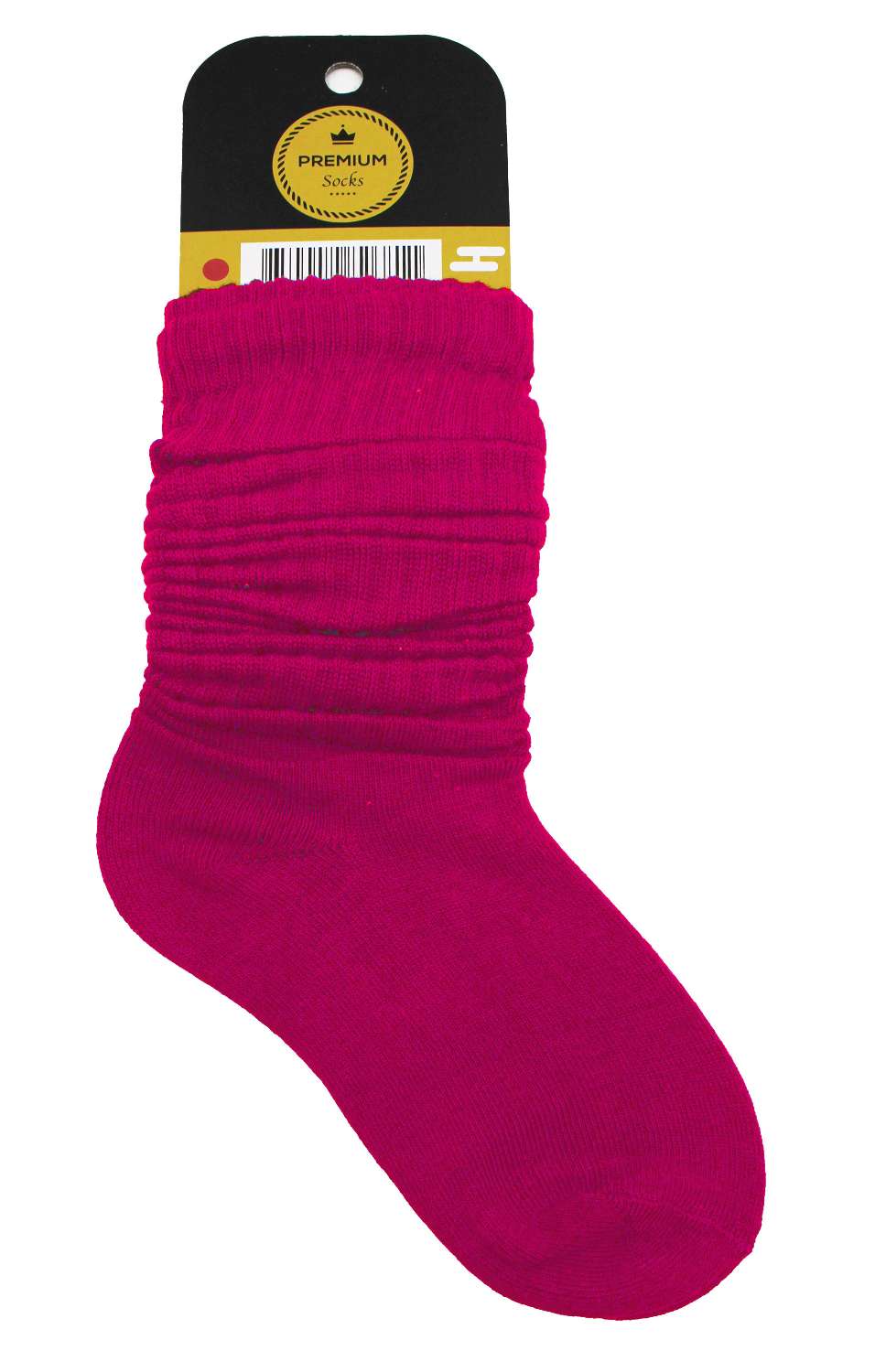 DREAM SLOUCH SOCKS HOT PINK
