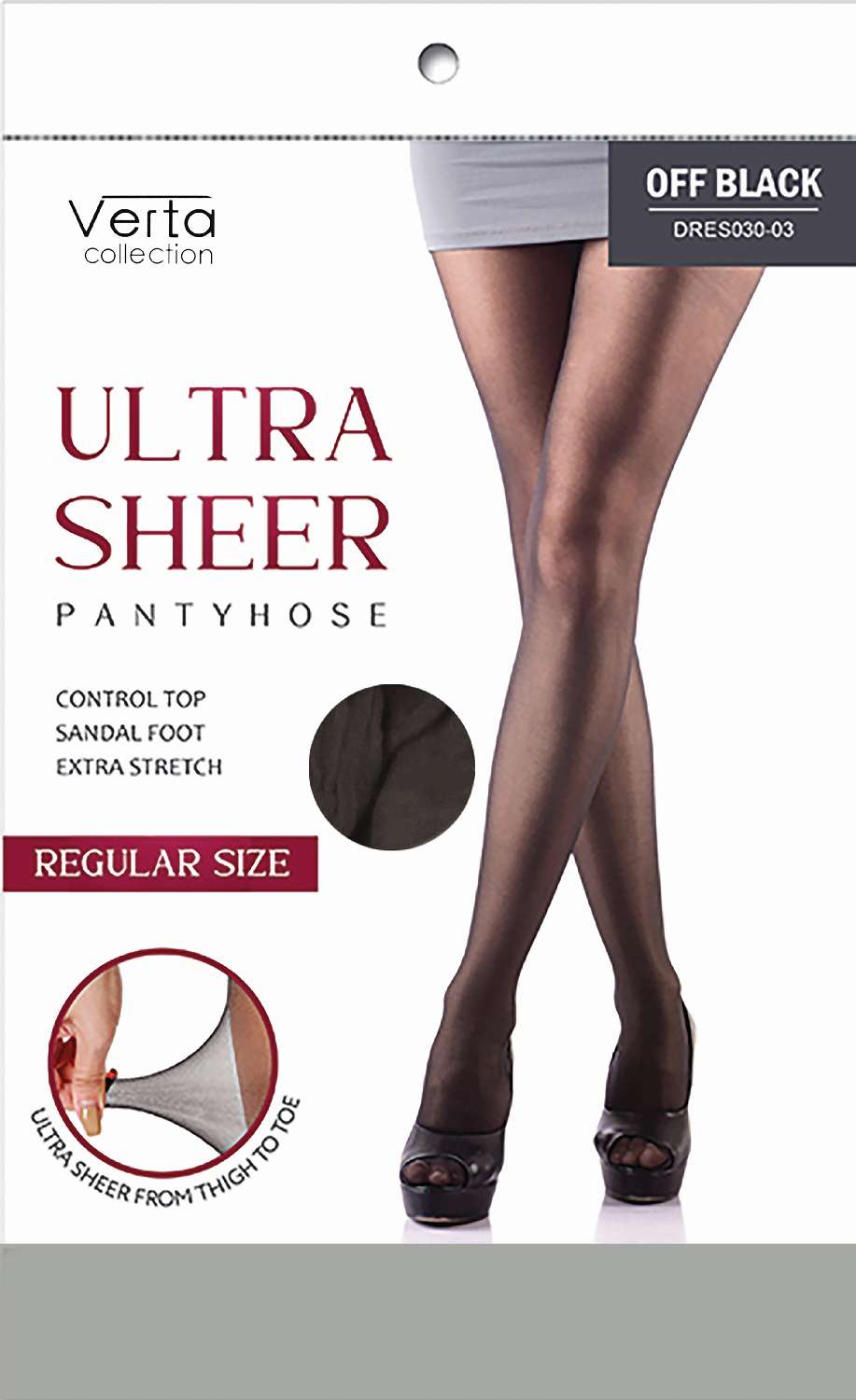 DREAM PANTY HOSE REGULAR [OFF BLACK]