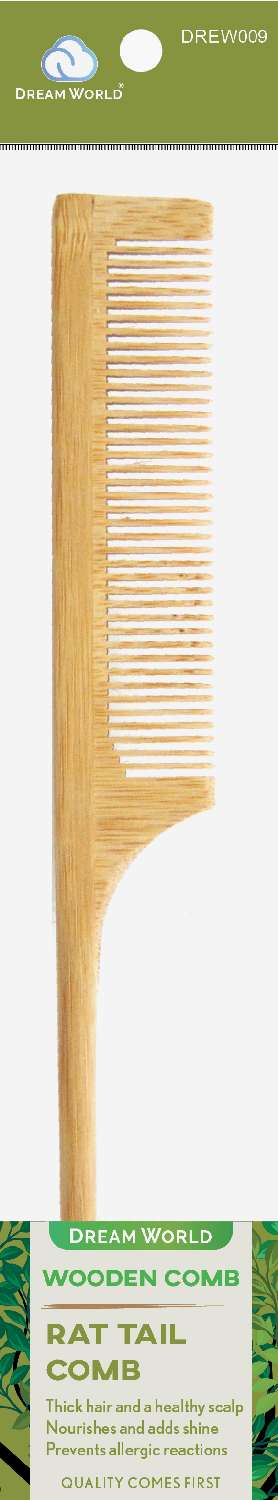 DREAM WOOD COMB RAT TAIL