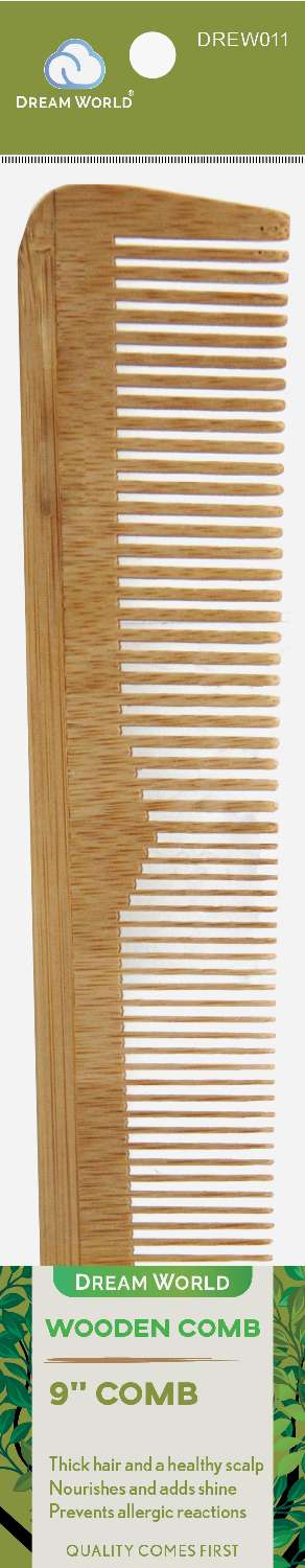 DREAM WOOD COMB 9 INCH