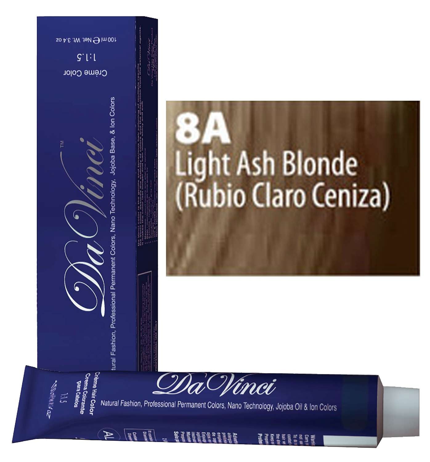 DAVINCI 8A [LIGHT ASH BLONDE]