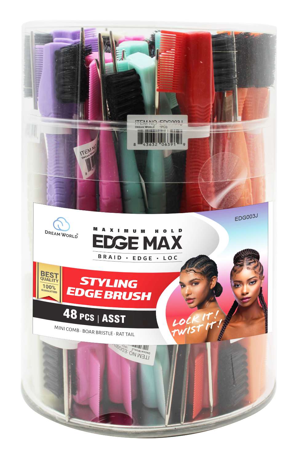 EDGE MAX BRUSH 3 IN 1 [48PS] JAR