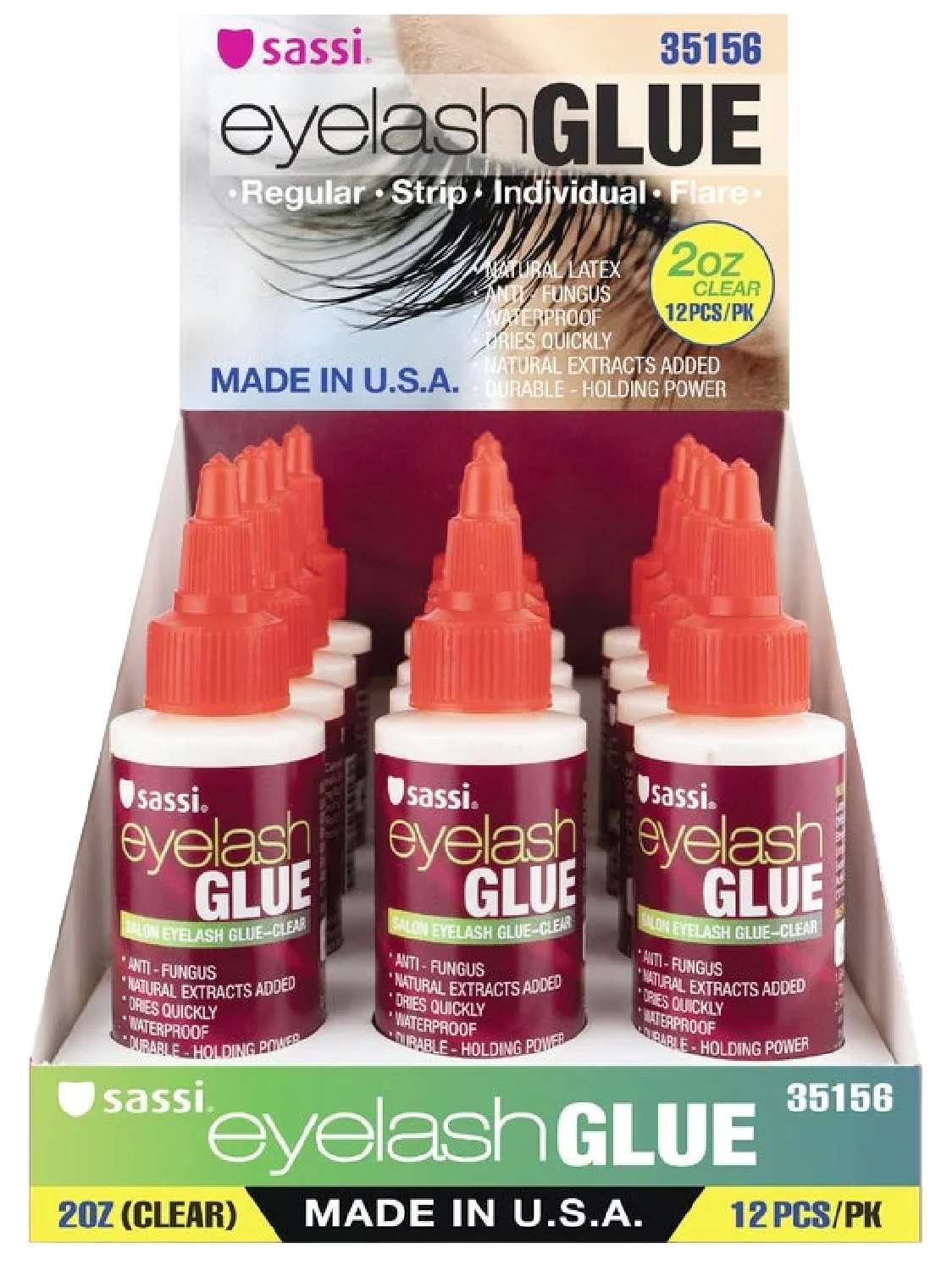 SASSI EYELASH GLUE CLEAR 12 DP