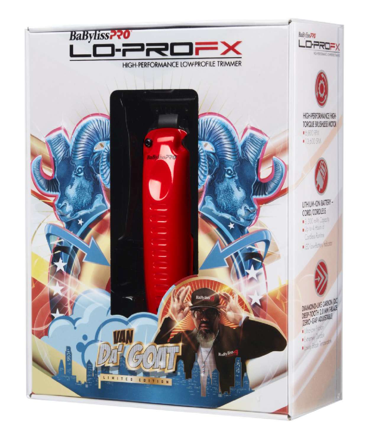 BABYLISS 4BARBER LOPROFX TRIMMER RED