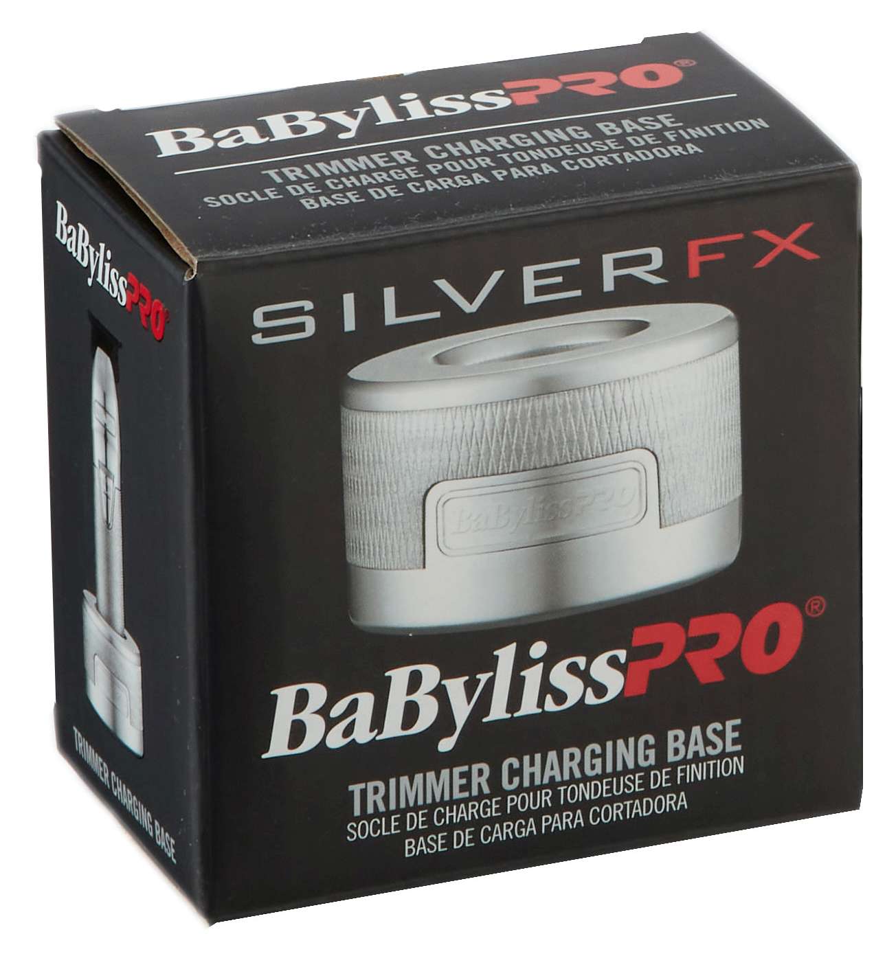 BABYLISS FX CHARGING BASE TRIMMER SILVER