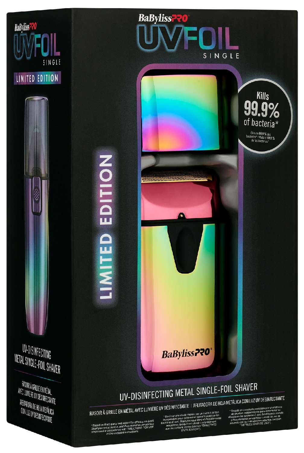 BABYLISS FX SHAVER UV SINGLE IRIDESCENT