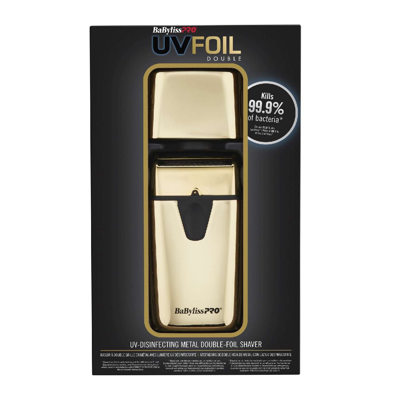 BABYLISS FX SHAVER UV GOLD DOUBLE