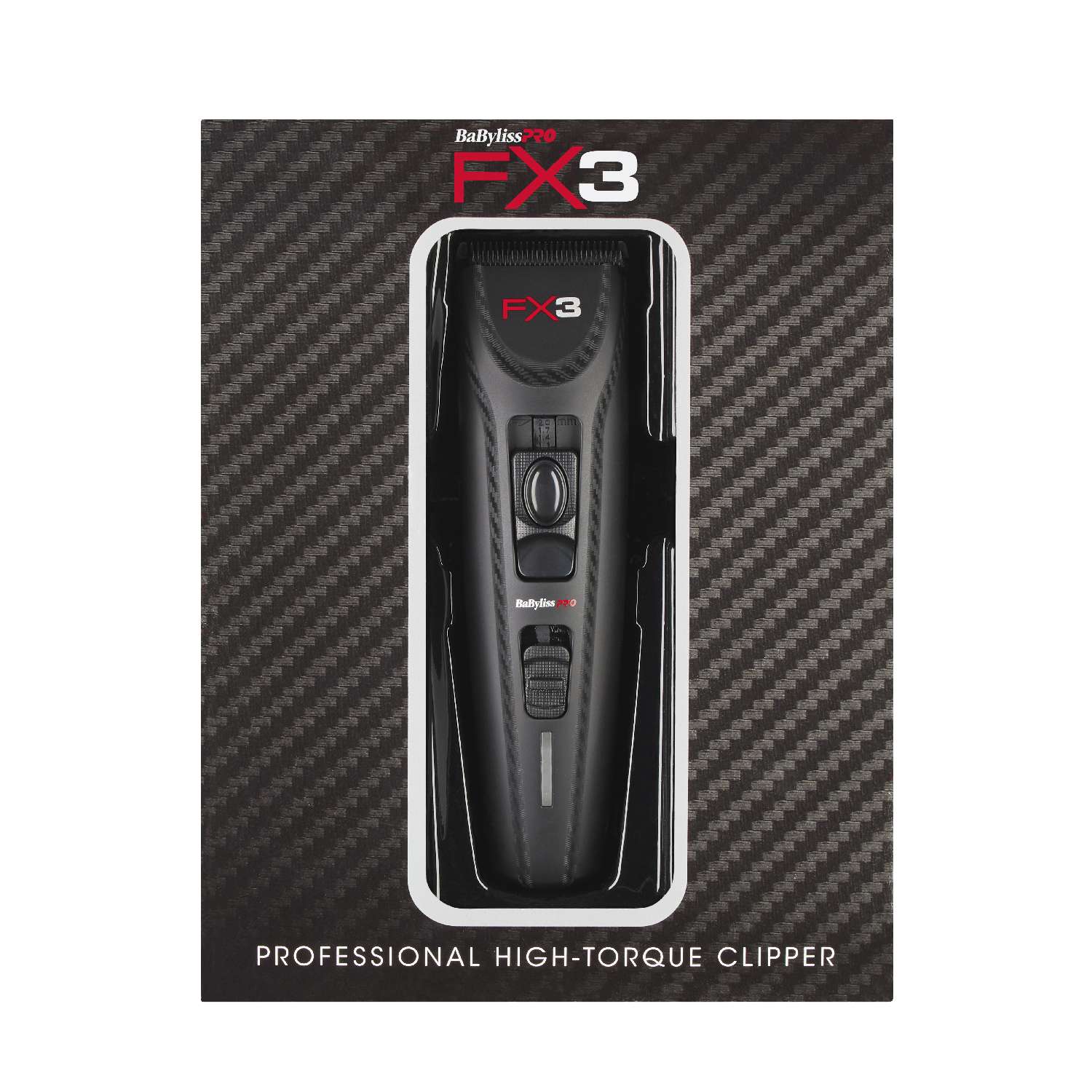 BABYLISS FX3 HI-TORQUE CLIPPER BLACK