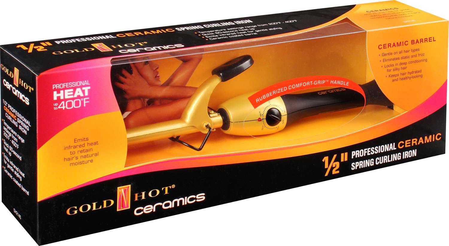 GOLD N HOT SPRING IRON CERAMIC