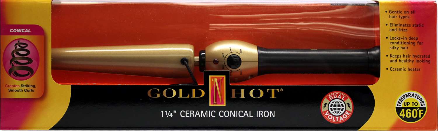 GOLD N HOT CORNICAL IRON CERAM