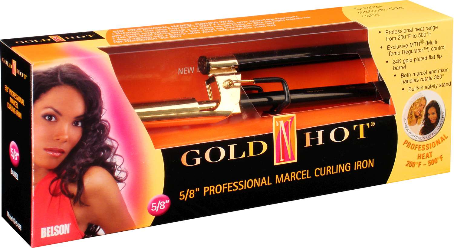 GOLD N HOT MARCEL IRON