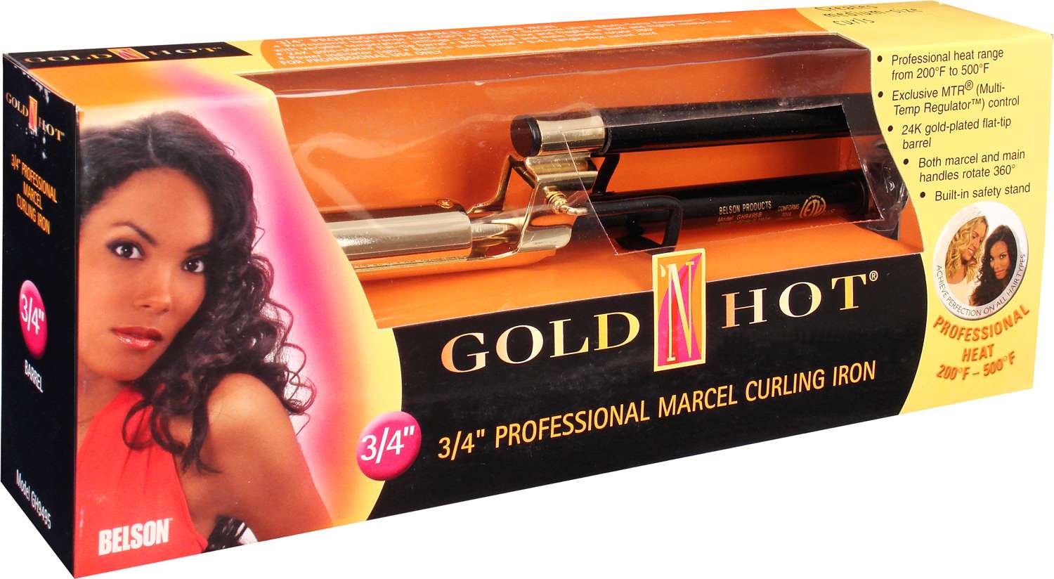 GOLD N HOT MARCEL IRON