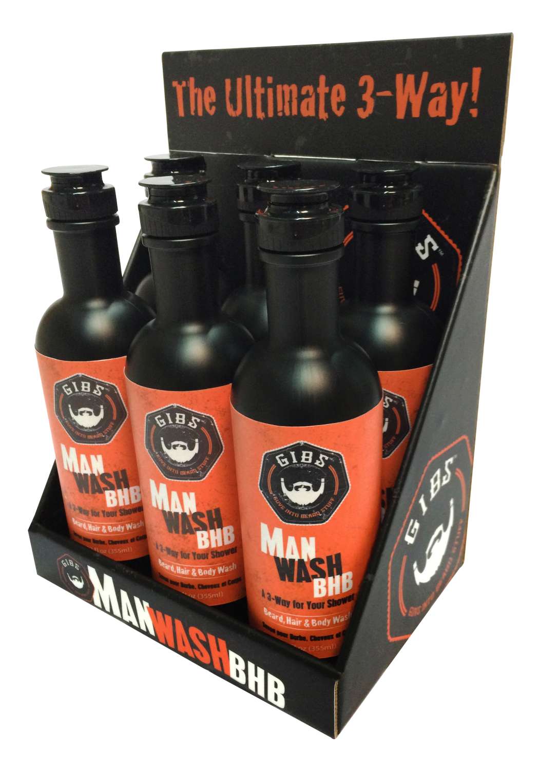 GIBS 6 PC MAN WASH DISPLAY