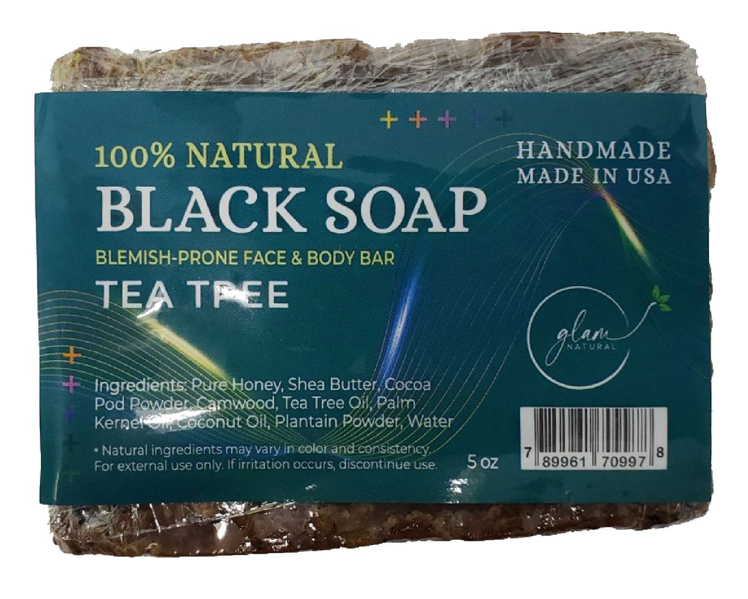 GLAM BLACK SOAP [TEA TREE]