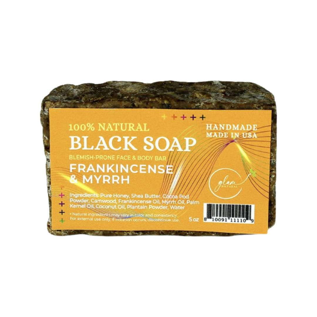GLAM BLACK SOAP [FRANKINCENSE/MYRRH]