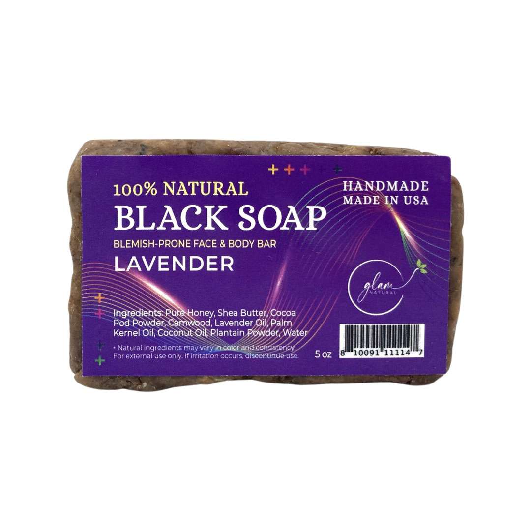 GLAM BLACK SOAP [LAVENDER]