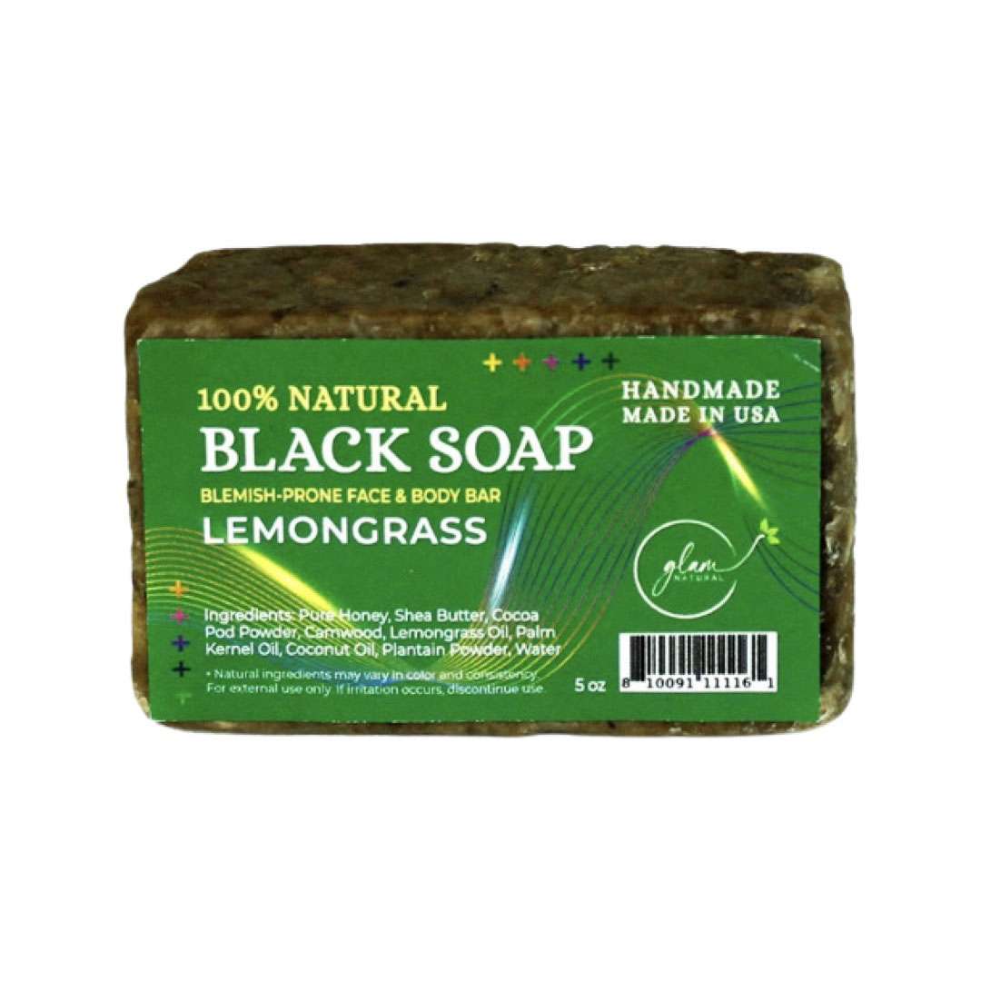 GLAM BLACK SOAP [LEMON GRASS]