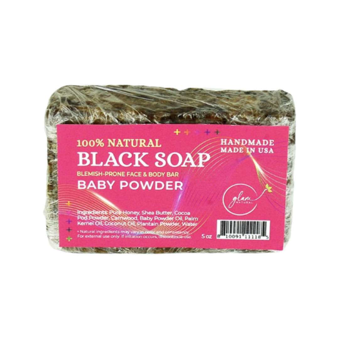 GLAM BLACK SOAP [BABY POWDER]