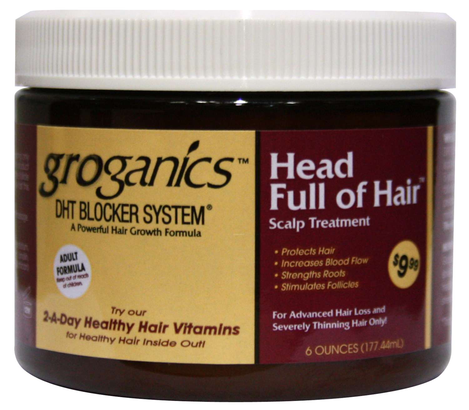 GROGANICS HEAD FULL OF HAIR CRÈME H/D