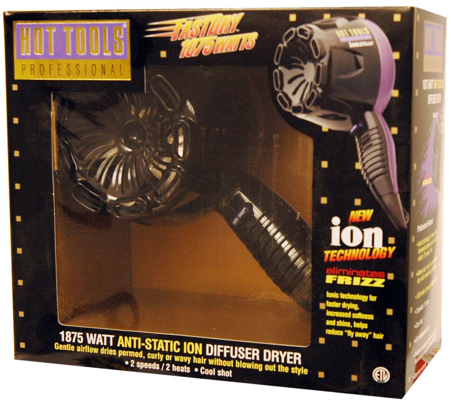 HOT TOOL DRYER ION DIFFUSER