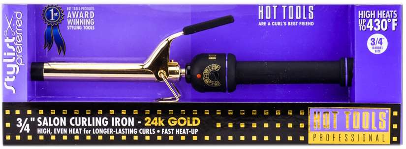 HOT TOOL C/IRON GOLD SPRING