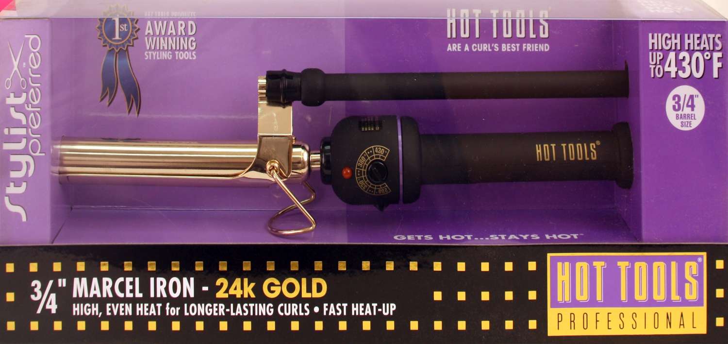 HOT TOOL C/IRON GOLD MARCEL