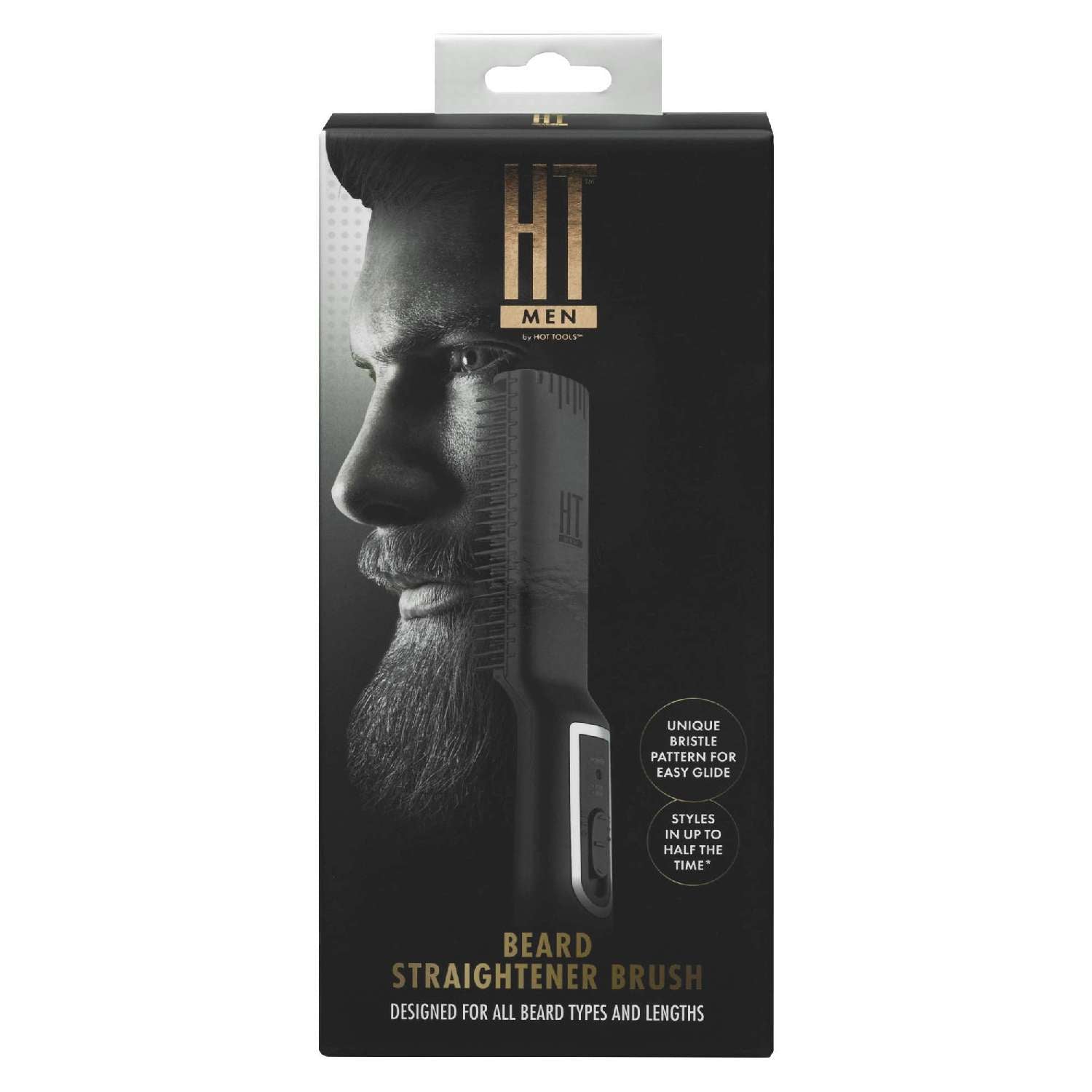 HOT TOOL HT MEN BEARD STRAIGHT BRUSH