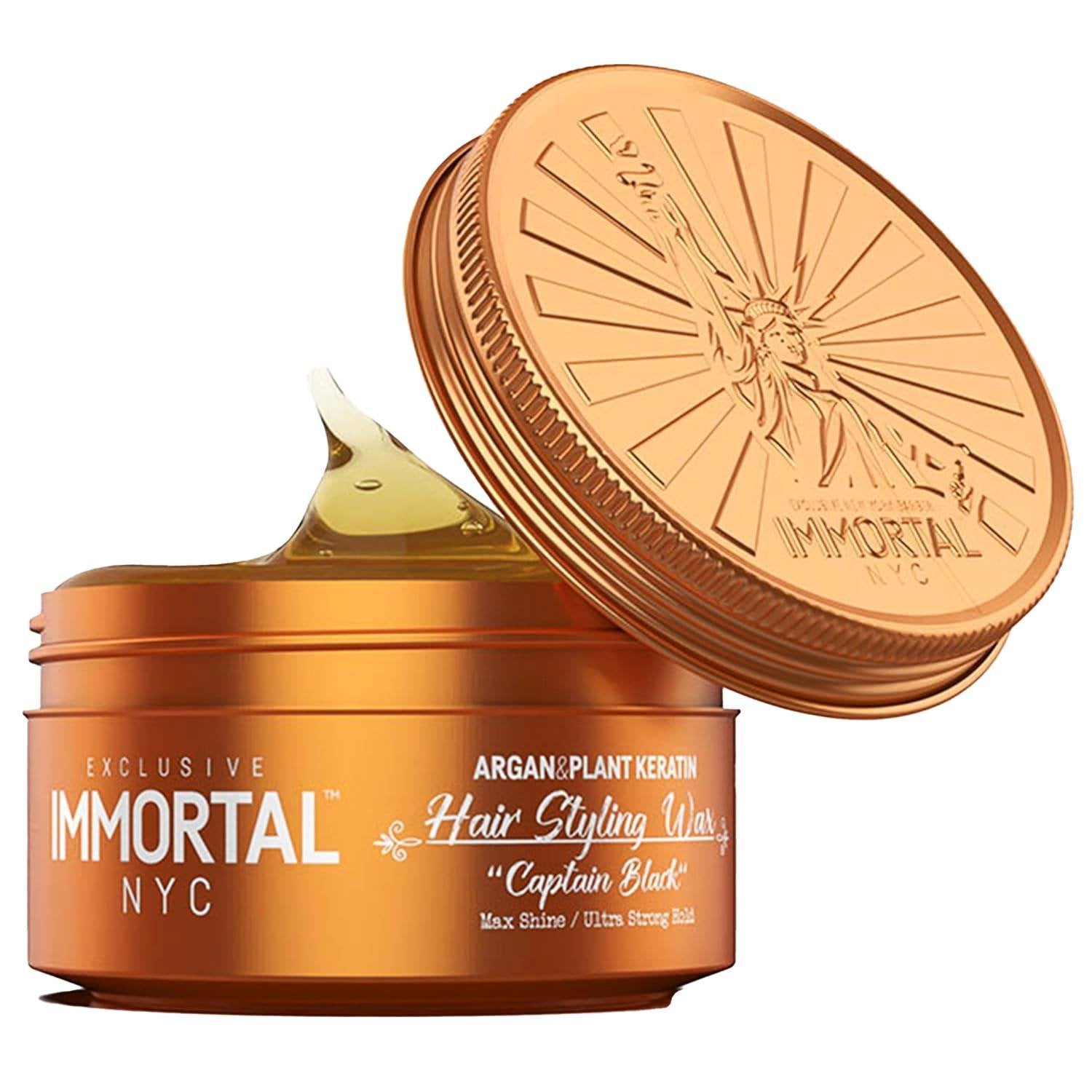 IMMORTAL HAIR WAX CAPTAIN BLACK